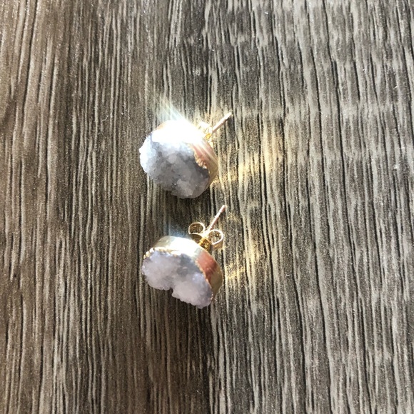 Druzy earring - Picture 6 of 7